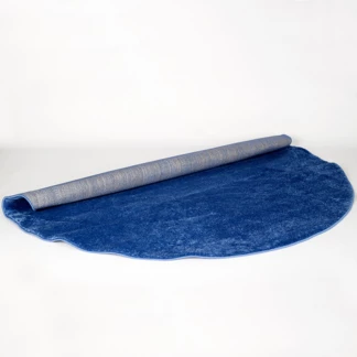 CARPET ROUND BLUE